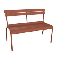 Fermob Luxembourg tuinbank met rugleuning Red ochre - thumbnail