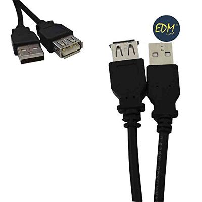 USB-kabel EDM 51253 Zwart