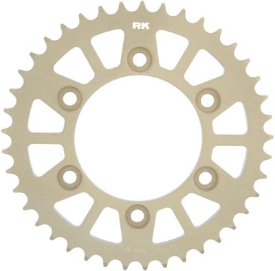 RK Chain wheel 520 44z aluminum gold matt hard a