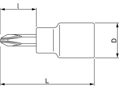 Bahco Schroevendraaierdopsleutel 1/2" | vierkantaansluiting | Pozidriv PZ3 - 7809PZ-3 Bahco Schroevendraaierdopsleutel 1/2" | vierkantaansluiting | Pozidriv PZ3 - 7809PZ-3