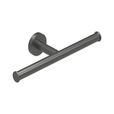 Toiletrolhouder IVY Dubbel Geborsteld Metal Black PVD IVY Toiletrolhouder IVY Dubbel Geborsteld Metal Black PVD IVY