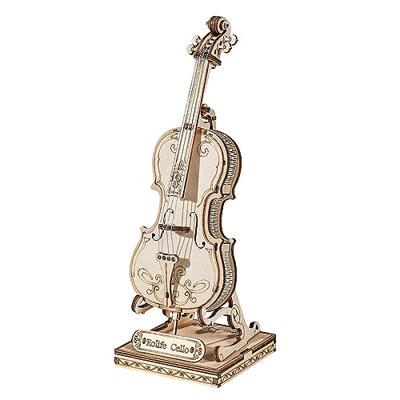 Robotime 3D Houten Puzzel Muziekinstrument Cello