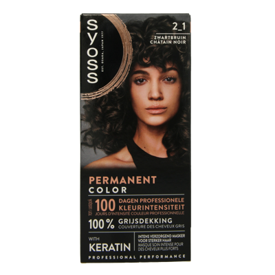 Syoss Color baseline 2-1 zwart bruin 1 Set