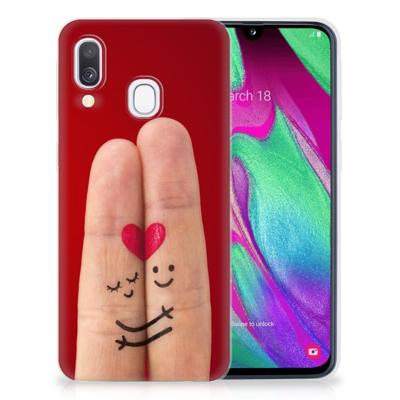 Samsung Galaxy A40 | Sillicone Back Cover | Liefde - Origineel Romantisch Cadeau
