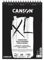 Canson tekenblok XL 150g/m² ft A3, 40 vel, zwart - thumbnail