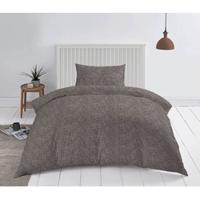 Cotton Rich Collection Dekbedovertrek - Linnen-Look - Antraciet of Blauw - thumbnail