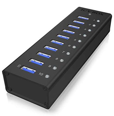ICY BOX IB-AC6110 10-Port USB 3.0 Hub