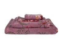 Pip Studio Pip Studio Secret Garden Douchelaken Mauve 70x140 cm - thumbnail