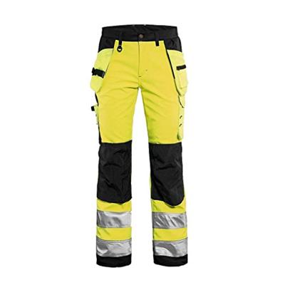 Blåkläder Dames Softshell werkbroek High-Vis 71672517 | High-Vis Geel/Zwart | Maat 44 - 7330509540251