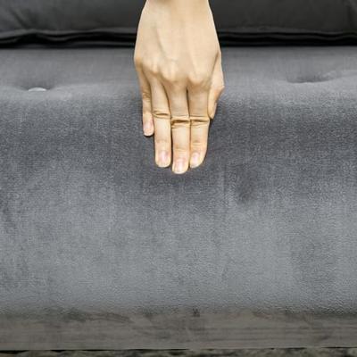 HOMCOM Slaapstoel (Breedte 72 cm, Donkergrijs)