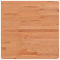 Tafelblad vierkant 50x50x2,5 cm massief beukenhout - thumbnail