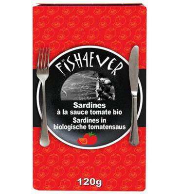 Fish 4 Ever Sardines in tomatensaus 120 Gram Fish 4 Ever Sardines in tomatensaus 120 Gram