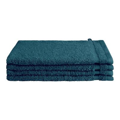 Byrklund Washandjes 16x21 cm 4 Stuks Donkerblauw/Katoen