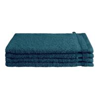 Byrklund Washandjes 16x21 cm 4 Stuks Donkerblauw/Katoen - thumbnail
