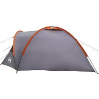 Tent met dak Grijs en oranje Large Polyester en glasvezel - thumbnail