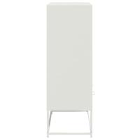 Hoge kast 68,5x39x111,5 cm koudgewalst staal wit - thumbnail