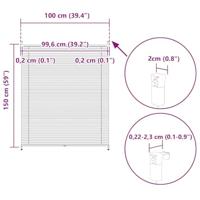 Plissjaloezie 100x150cm crme - thumbnail