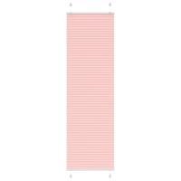 Pliss rolgordijn 65x200 cm stofbreedte 64,4 cm polyester roze - thumbnail