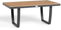 Tierra Outdoor lounge tuintafel valencia teak 105x60x45cm charcoal - thumbnail