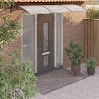 VidaXL Deurluifel 300x100 cm polycarbonaat zwart - thumbnail