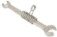 Bahco Open ringsleutel | met veiligheidsveer | doorgezet | verchroomd | lengte 140 mm | 8 mm x 9 mm - TAH1949M-8-9 - thumbnail