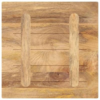 Tafelblad vierkant 40x40x3,8 cm massief mangohout Tafelblad vierkant 40x40x3,8 cm massief mangohout