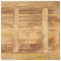 Tafelblad vierkant 40x40x3,8 cm massief mangohout - thumbnail