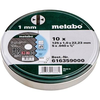 Metabo 616399000 Doorslijpschijf 125 mm 1 stuk(s) RVS Metabo 616399000 Doorslijpschijf 125 mm 1 stuk(s) RVS