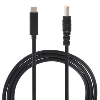 USB-C/type-C naar 5 5 x 2.5 mm laptop voeding oplaadkabel kabel lengte: ongeveer 1.5 m