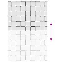 Doucherolgordijn met cassette 150x240 cm stofbreedte 146 cm - thumbnail