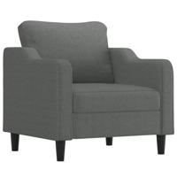 Fauteuil 60 cm stof donkergrijs - thumbnail