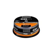 Intenso 1801124 CD-R 80 disc 700 MB 25 stuk(s) Spindel Bedrukbaar - thumbnail