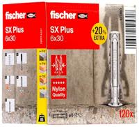 Fischer 573160 SX Plus Plug 30 mm 6 mm 120 stuk(s) - thumbnail
