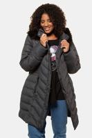 Ulla Popken Jas, gewatteerd, tunnelkoord in taille - Grote Maten - thumbnail