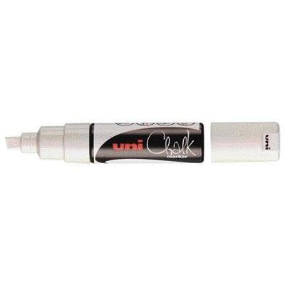 Krijtstift uni-ball schuin 8.0mm wit | 6 stuks Krijtstift uni-ball schuin 8.0mm wit | 6 stuks