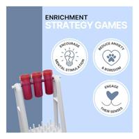 TRIXIE CAT ACTIVITY TURN AROUND DENKSPEL WIT / BLAUW 22X33X18 CM - thumbnail