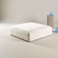 Nohr Poef 'Taneka' Faux fur, kleur Beige - thumbnail