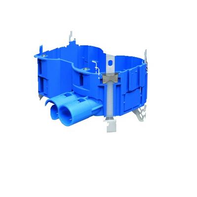 HW252-F holle wanddoos dubbel 50 mm 2x16/19/20mm gipsplaat of houtenwand