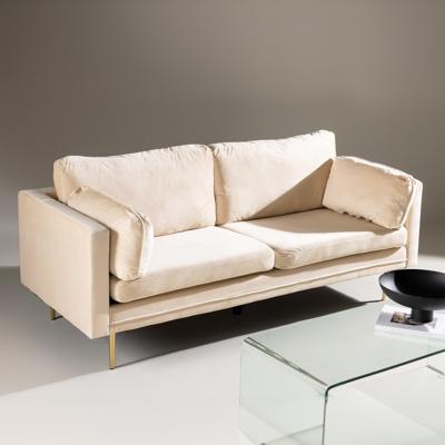 Nohr 3-zits Bank 'Tylan' Velvet, kleur Beige