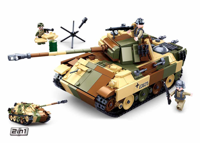 Sluban WWII Medium Tank (M38-B0859) - thumbnail