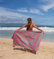 Buvanha Reishanddoek - 160x80 cm - Curaçao - thumbnail