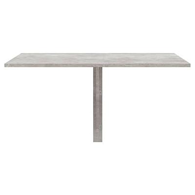 Wandtafel inklapbaar 100x60x56 cm bewerkt hout betongrijs - thumbnail