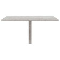 Wandtafel inklapbaar 100x60x56 cm bewerkt hout betongrijs - thumbnail