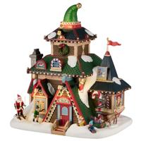 Elwood's Elf Lodge 20x26x31 cm Kerstdorp LEMAX - Lemax - thumbnail