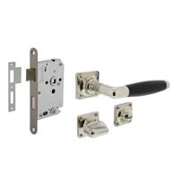 Intersteel Compleet deurklinksetTon Basic nikkel toilet - 0018.023799 - thumbnail