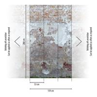 Livingwalls The Wall II - Grijs - Stenen Muur - 392341 - thumbnail