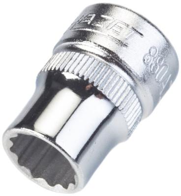 HAZET Dopsleutel 880AZ-3/8 · 3/8 inch (10 mm) vierkant hol · Buitentwaalfkant tractieprofiel · SW 3/8?