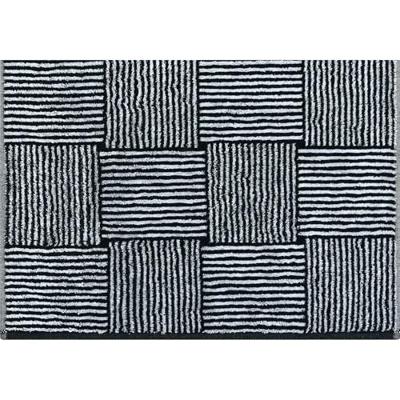 Cawö Cawö Black&White 6281 zwart/wit Badlaken 80x150