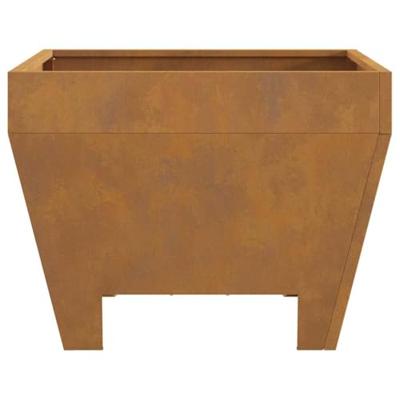 VidaXL Vuurkorf bruin 50 x 50 x 38 cm cortenstaal VidaXL Vuurkorf bruin 50 x 50 x 38 cm cortenstaal