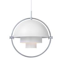 Gubi Multi-Lite Hanglamp - Chroom & Mat wit - thumbnail